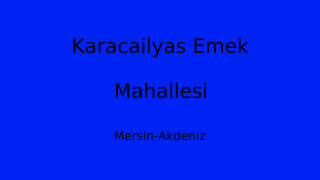Karacailyas Emek Mahallesi Thumbnail