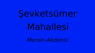 Şevketsümer Mahallesi Thumbnail
