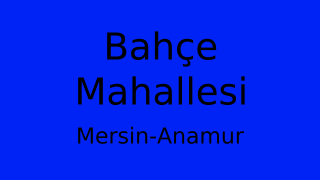 Bahçe Mahallesi Thumbnail