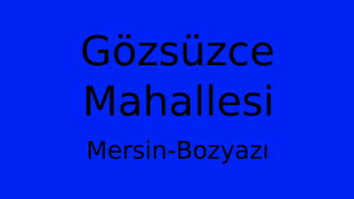 Gözsüzce Mahallesi Thumbnail