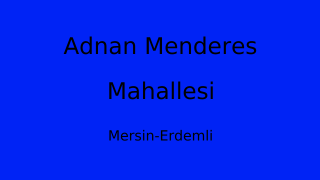 Adnan Menderes Mahallesi Thumbnail
