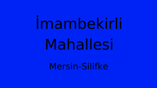 İmambekirli Mahallesi Thumbnail