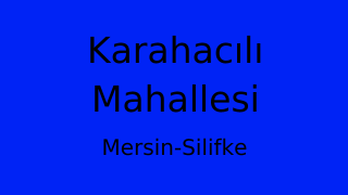 Karahacılı Mahallesi Thumbnail