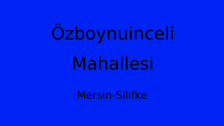 Özboynuinceli Mahallesi Thumbnail