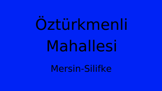 Öztürkmenli Mahallesi Thumbnail