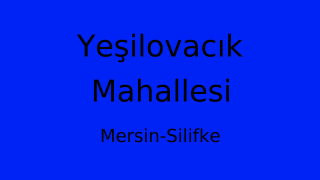 Yeşilovacık Mahallesi Thumbnail