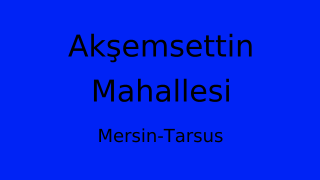 Akşemsettin Mahallesi Thumbnail