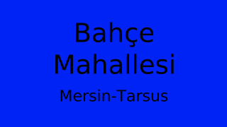 Bahçe Mahallesi Thumbnail