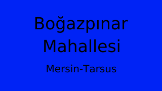 Boğazpınar Mahallesi Thumbnail