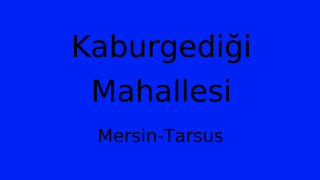 Kaburgediği Mahallesi Thumbnail