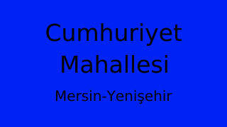 Cumhuriyet Mahallesi Thumbnail