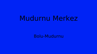 Mudurnu Belediyesi, Bolu Thumbnail