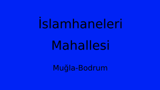 İslamhaneleri Mahallesi Thumbnail