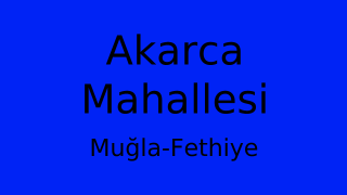 Akarca Mahallesi Thumbnail