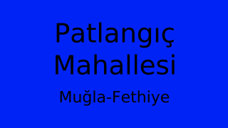 Patlangıç Mahallesi Thumbnail