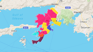 Muğla Marmaris'in Mahalleleri, Nüfus Bilgileri, Haritalar ve İstatistikler Thumbnail