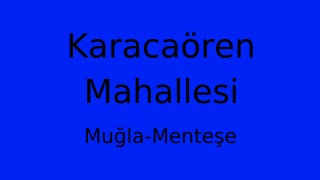 Karacaören Mahallesi Thumbnail