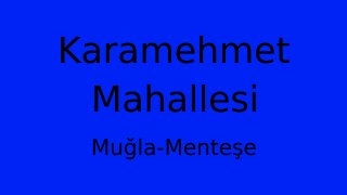 Karamehmet Mahallesi Thumbnail
