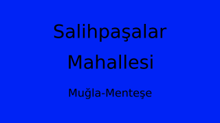 Salihpaşalar Mahallesi Thumbnail