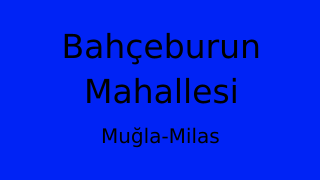 Bahçeburun Mahallesi Thumbnail