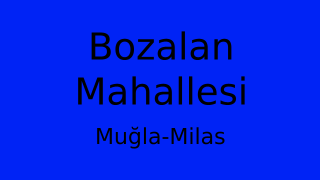 Bozalan Mahallesi Thumbnail