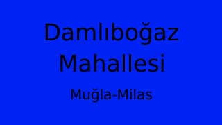 Damlıboğaz Mahallesi Thumbnail