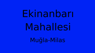 Ekinanbarı Mahallesi Thumbnail