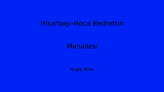 Hisarbaşı-Hoca Bedrettin Mahallesi Thumbnail