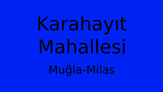 Karahayıt Mahallesi Thumbnail