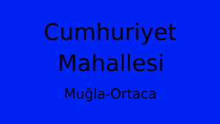 Cumhuriyet Mahallesi Thumbnail
