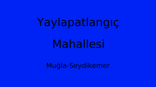 Yaylapatlangıç Mahallesi Thumbnail