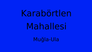 Karabörtlen Mahallesi Thumbnail