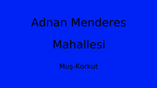 Adnan Menderes Mahallesi Thumbnail
