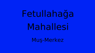 Fetullahağa Mahallesi Thumbnail