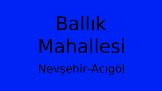 Ballık Mahallesi Thumbnail