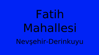 Fatih Mahallesi Thumbnail