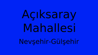 Açıksaray Mahallesi Thumbnail
