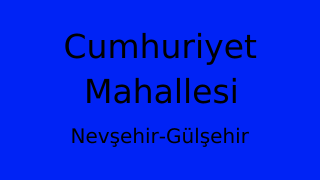 Cumhuriyet Mahallesi Thumbnail