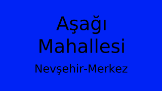 Aşağı Mahallesi Thumbnail