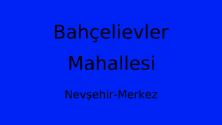 Bahçelievler Mahallesi Thumbnail