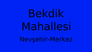 Bekdik Mahallesi Thumbnail