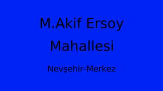 M.Akif Ersoy Mahallesi Thumbnail