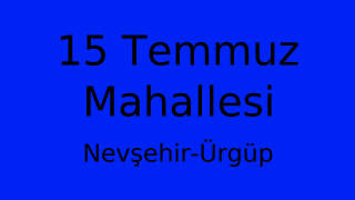 15 Temmuz Mahallesi Thumbnail