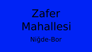Zafer Mahallesi Thumbnail