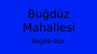 Buğdüz Mahallesi Thumbnail