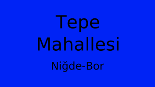 Tepe Mahallesi Thumbnail
