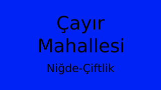 Çayır Mahallesi Thumbnail