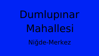 Dumlupınar Mahallesi Thumbnail
