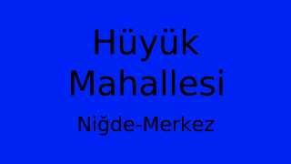 Hüyük Mahallesi Thumbnail
