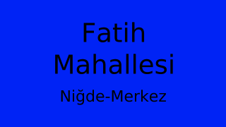 Fatih Mahallesi Thumbnail